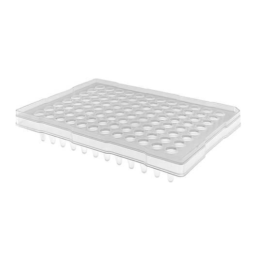 Placas PCR con sellantes faldón corto 96 pocillos 0.2mL ABI